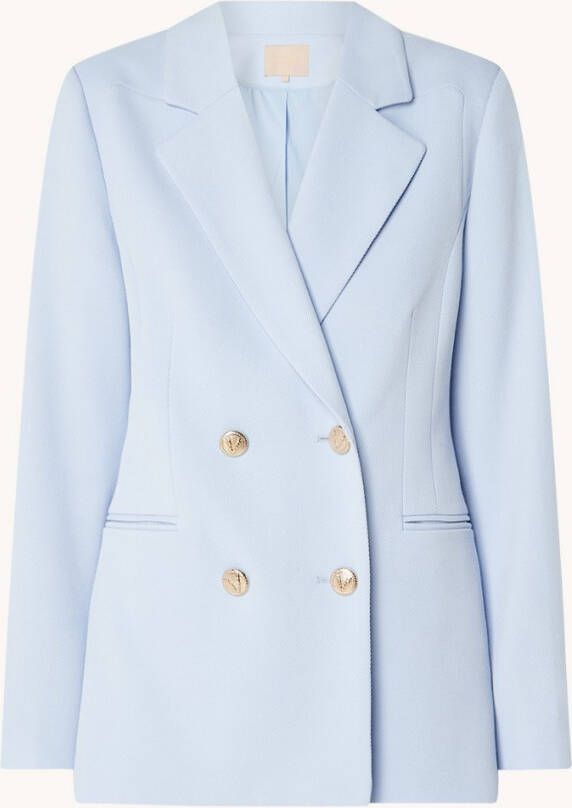JOSH V Milly double breasted blazer met structuur