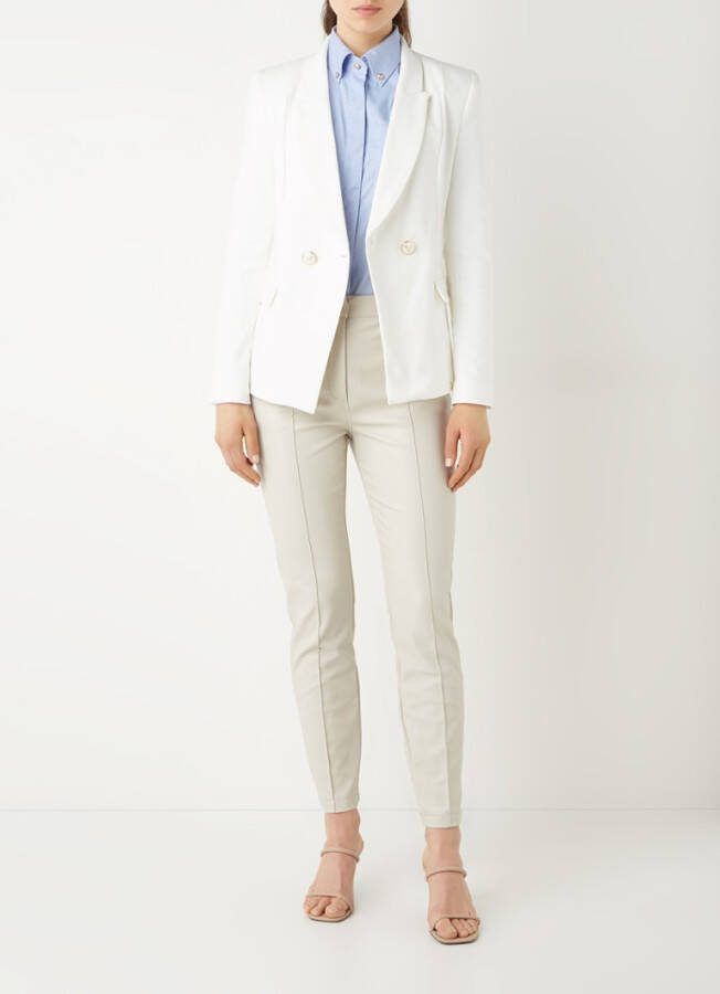 JOSH V Zoya double breasted blazer met klepzakken