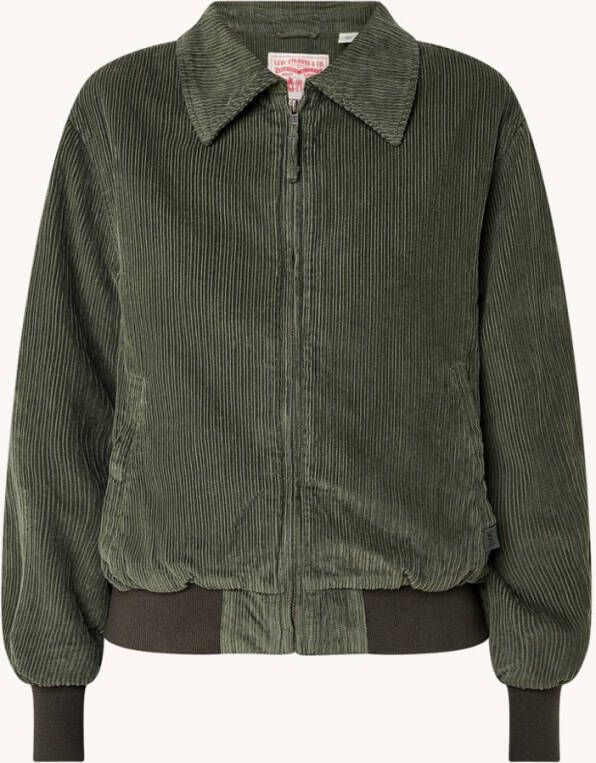 Levi's Mom bomberjack van corduroy met ballonmouw