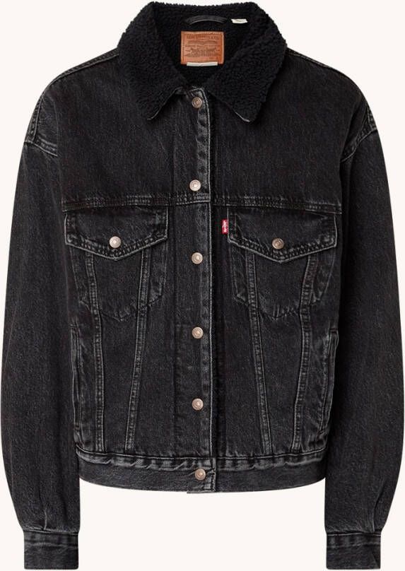Levi's 90s Sherpa Trucker spijkerjas met voering van teddy