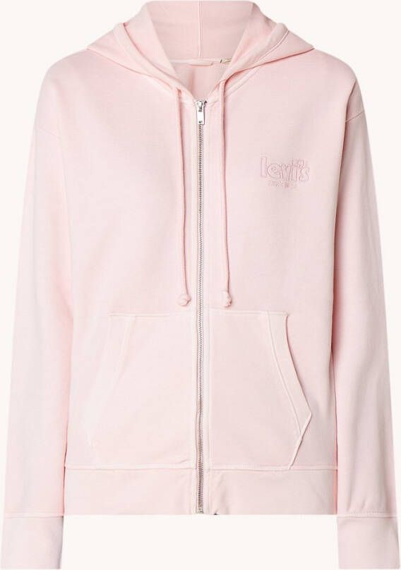 Levi's Grafische standaard Zip Hoodie Premium Post A3568 0002 , Roze, Dames