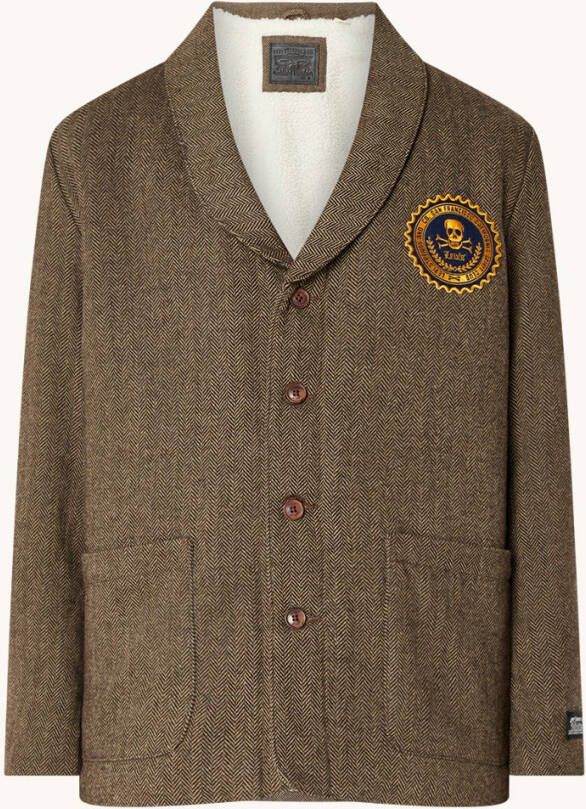 Levi's Jasper mantel in wolblend met voering van teddy