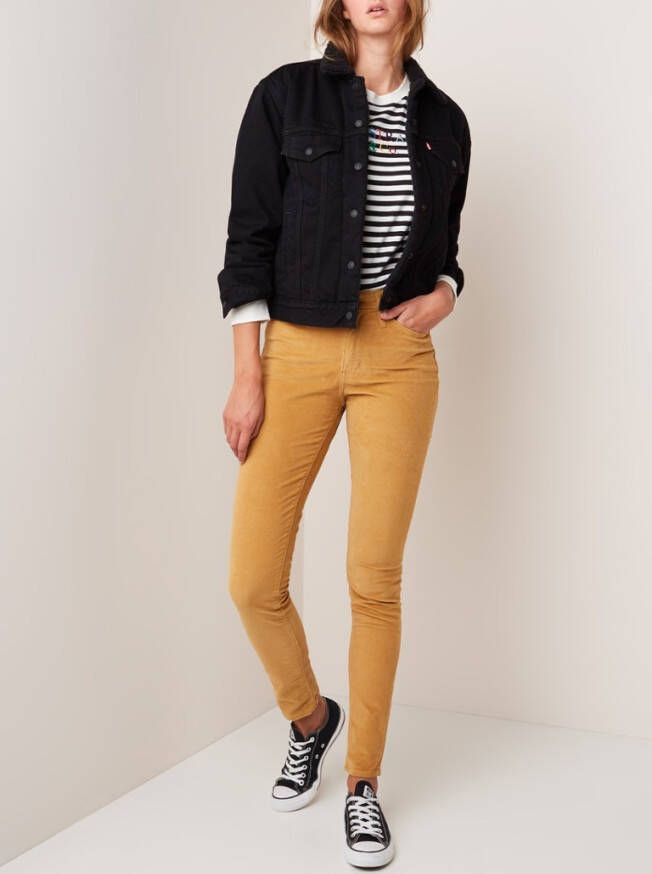 Levi's Jeansvest met imitatie schapenwol binnenin