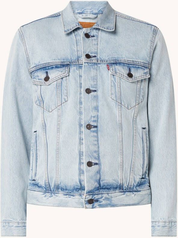 Levi's De Trucker Jacket Y3933 72334 0599 , Blauw, Heren