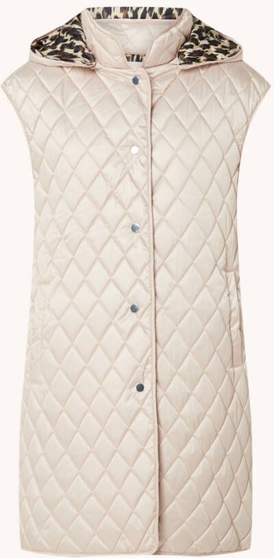 Liu Jo Gewatteerde bodywarmer met afneembare capuchon