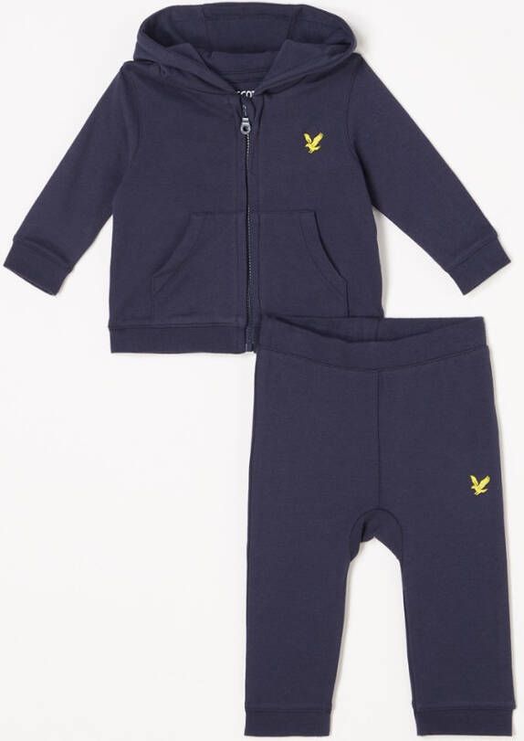 Lyle & Scott Babyset met sweatvest en joggingbroek 2 delig