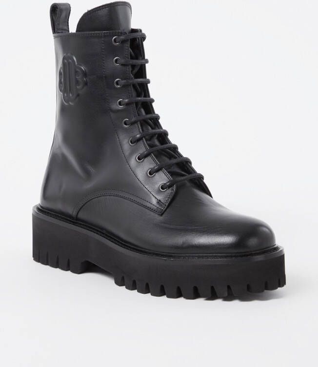 Maje Fredy bikerboot van leer