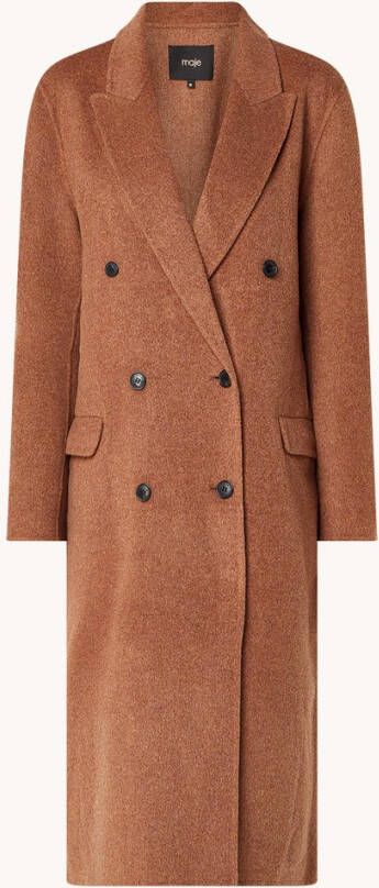 Maje Galarita double breasted mantel van wol