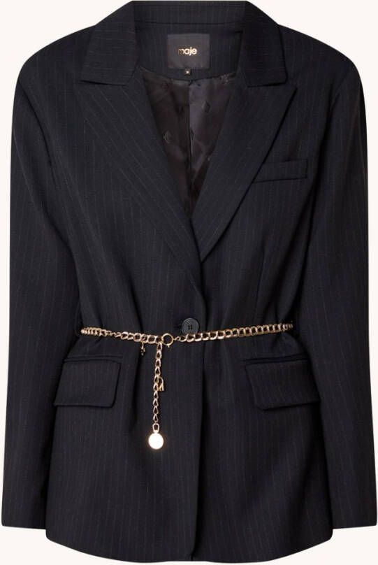 Maje Vilena blazer met ketting detail