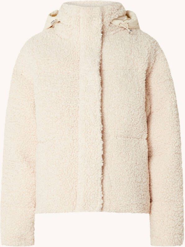 Maje Groomgroom jack van teddy met opbergbare capuchon