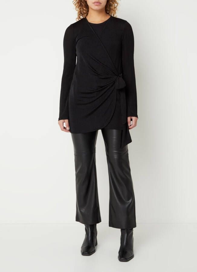 Mango Bilma wikkelvest met geknoopt detail