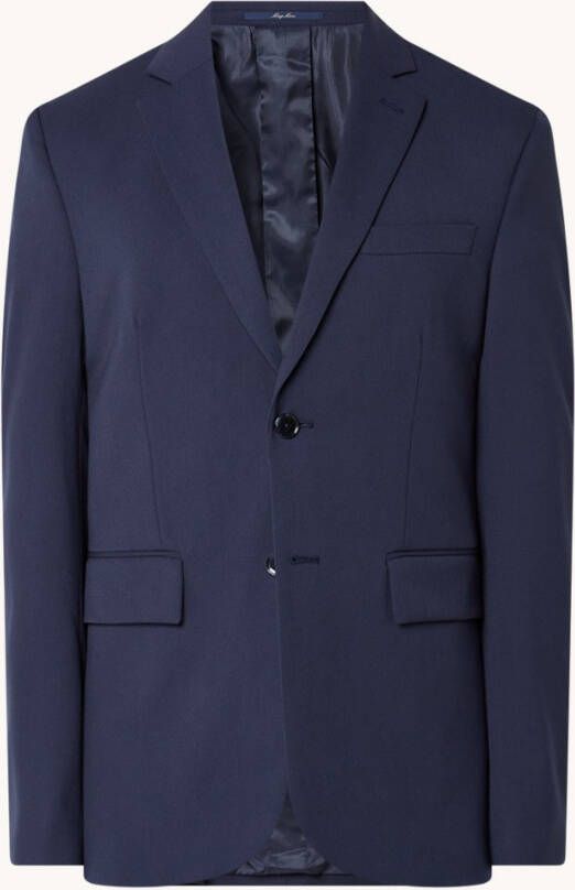 Mango Brasilia slim fit colbert met klepzakken