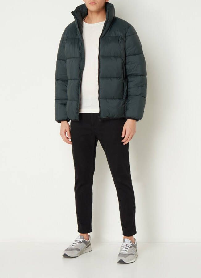 Mango Doli gewatteerde jas met opbergbare capuchon en ritszakken