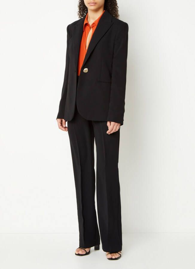 Mango Iguana blazer met paspelzakken