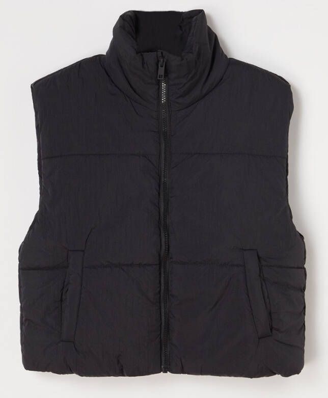 Mango Turque gewatteerde bodywarmer met steekzakken