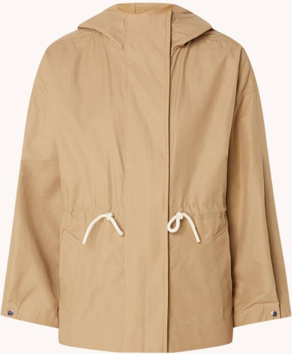 Mango Olimpia parka met steekzakken en capuchon