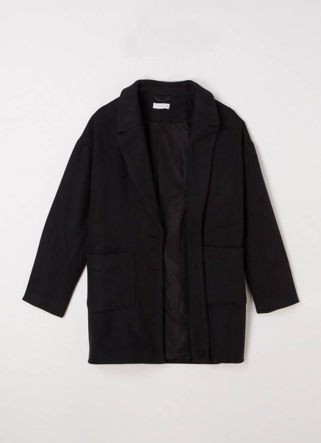Mango Parisino mantel met steekzakken