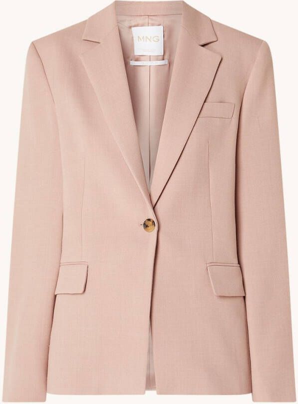 Mango Rose blazer met klepzakken