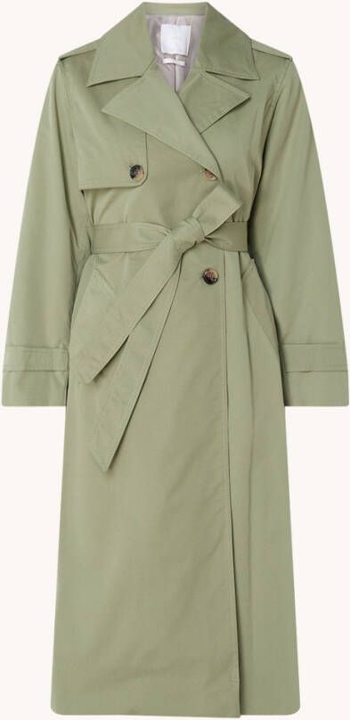 Mango Trenchcoat met strikceintuur en steekzakken