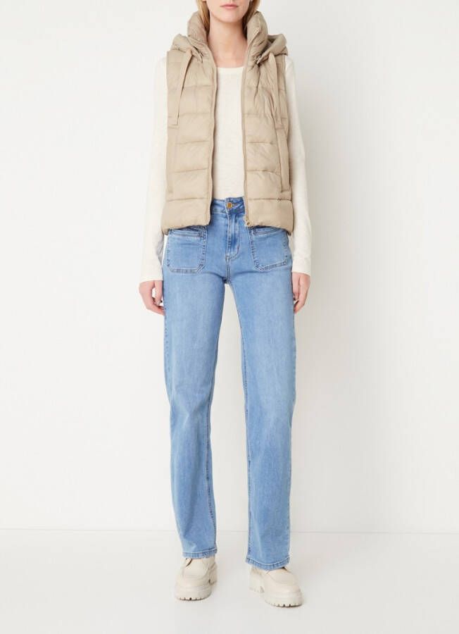 Marc O'Polo Gewatteerde bodywarmer met ritszakken en capuchon