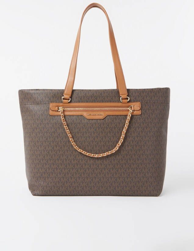 Michael Kors Slater Large schoudertas met leren details