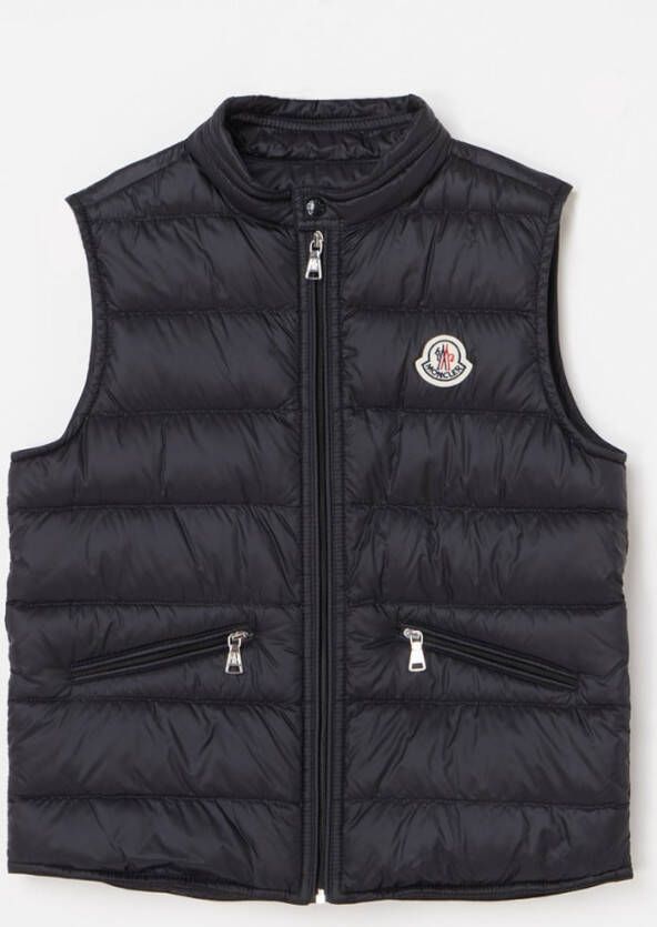 Moncler Gui gewatteerde bodywarmer met donsvulling en ritszakken