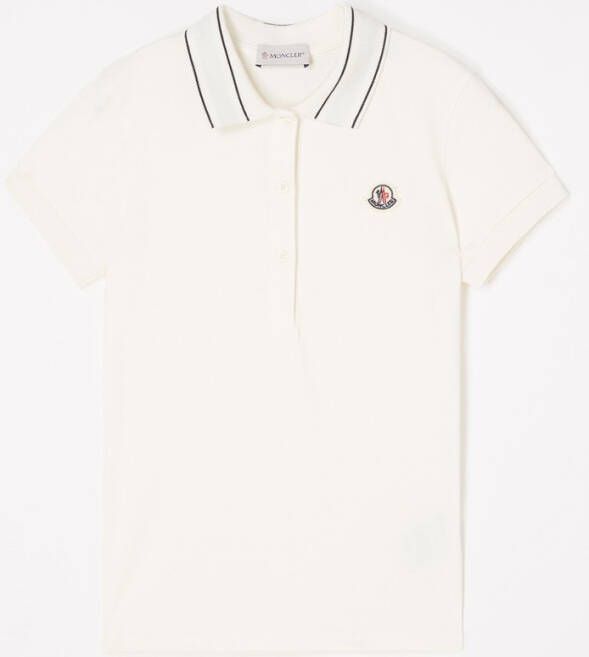 Moncler Polo van piqué, katoen
