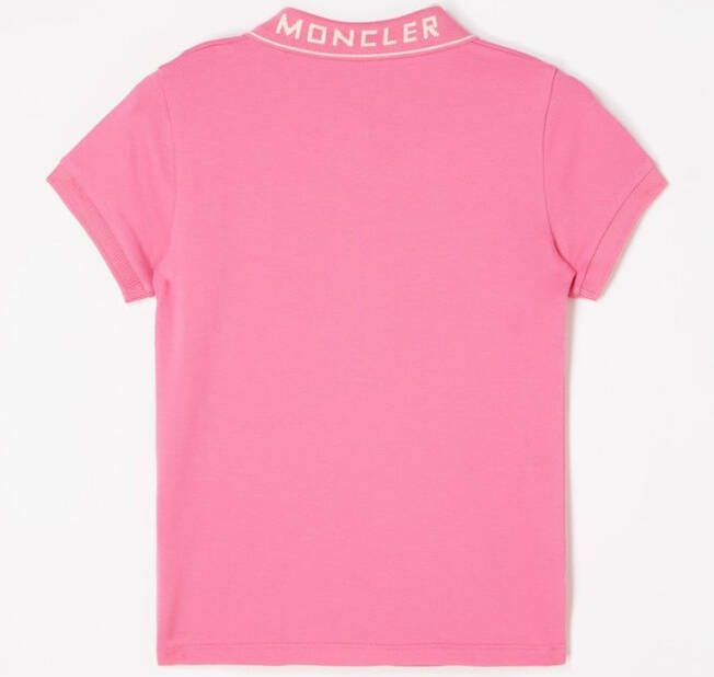 Moncler Polo van piqué, katoen