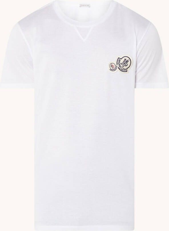 Moncler T shirt met logoborduring