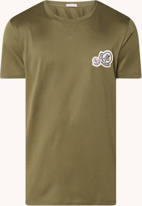 Moncler T shirt met logoborduring