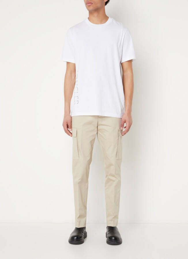 Moncler T shirt with logo , Wit, Heren