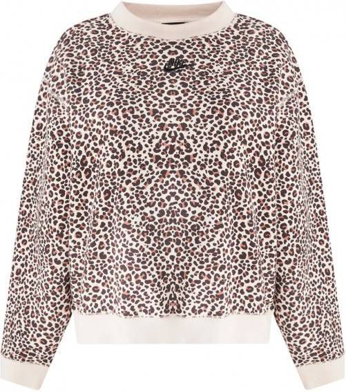 Nike sweater met all over panterprint okergeel Nike sweater met all over panterprint okergeel | wehkamp
