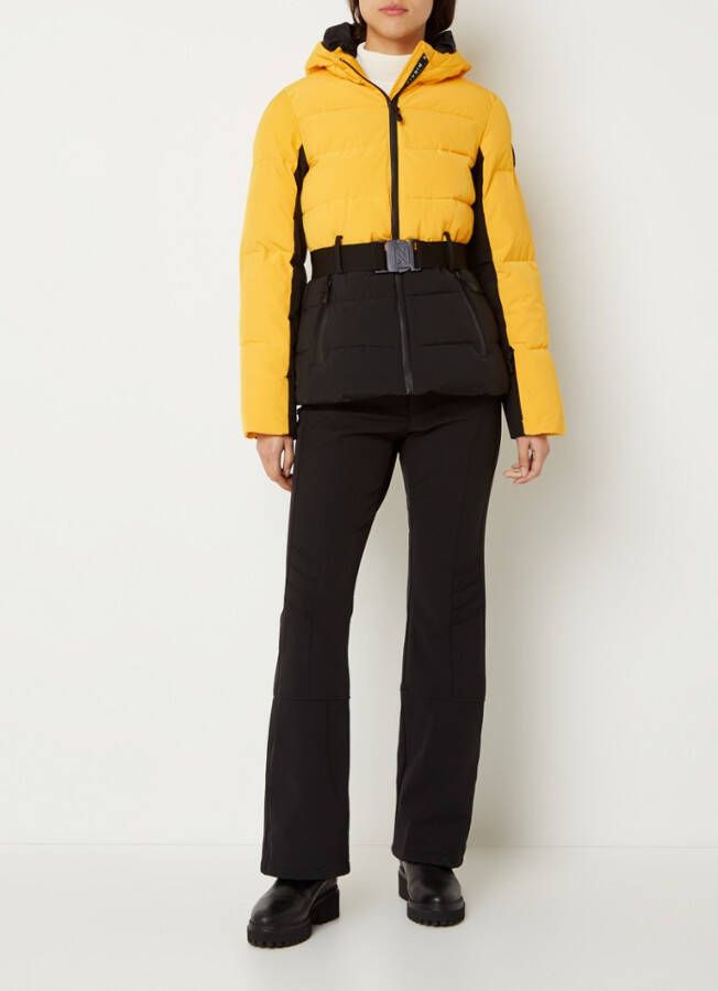NIKKIE Yara gewatteerde ski jas met colour blocking