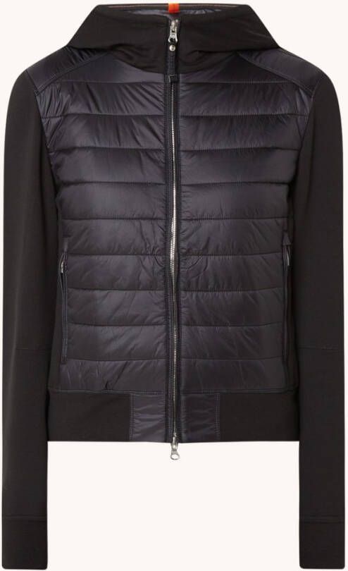 Parajumpers Caelie sweatvest met gewatteerd voorpand met capuchon