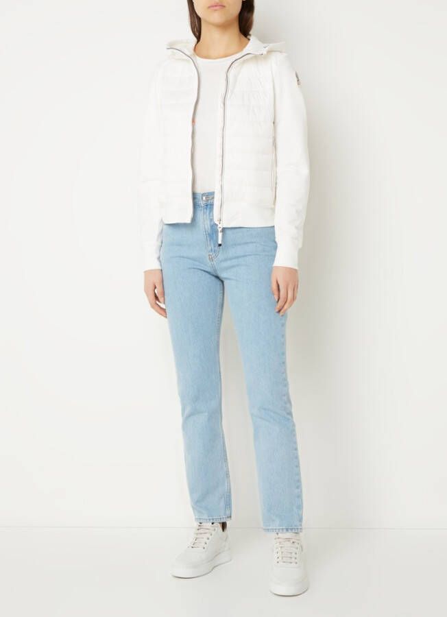 Parajumpers Caelie sweatvest met gewatteerd voorpand met capuchon