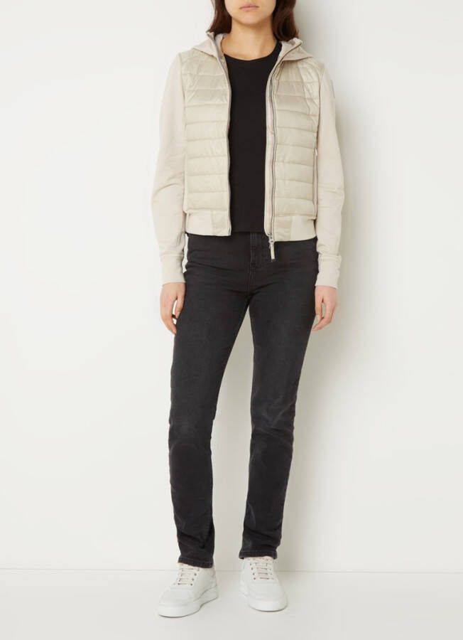 Parajumpers Caelie sweatvest met gewatteerd voorpand met capuchon