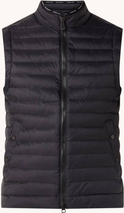 Peuterey Ultra lightweight and semi shiny vest , Zwart, Heren