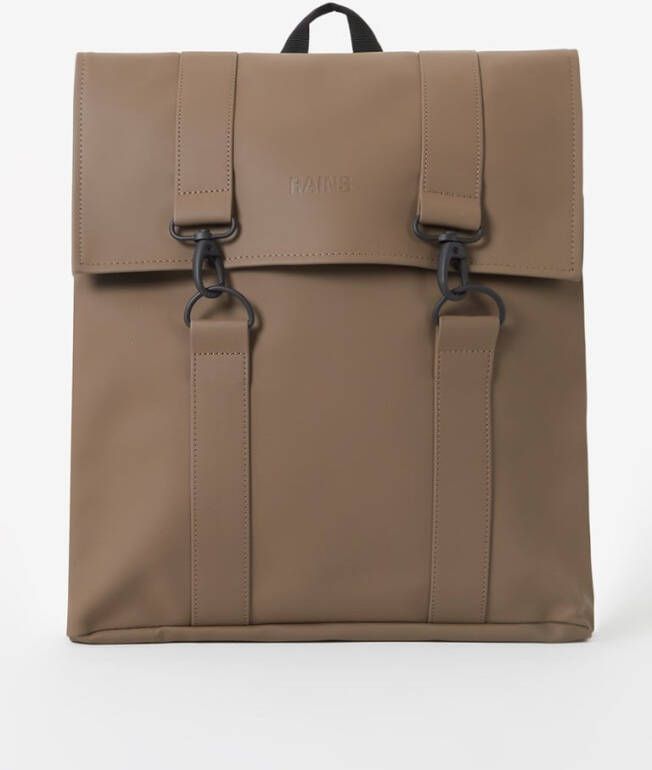 Rains Msn rugzak met 15 inch laptopvak en waterafstotende coating