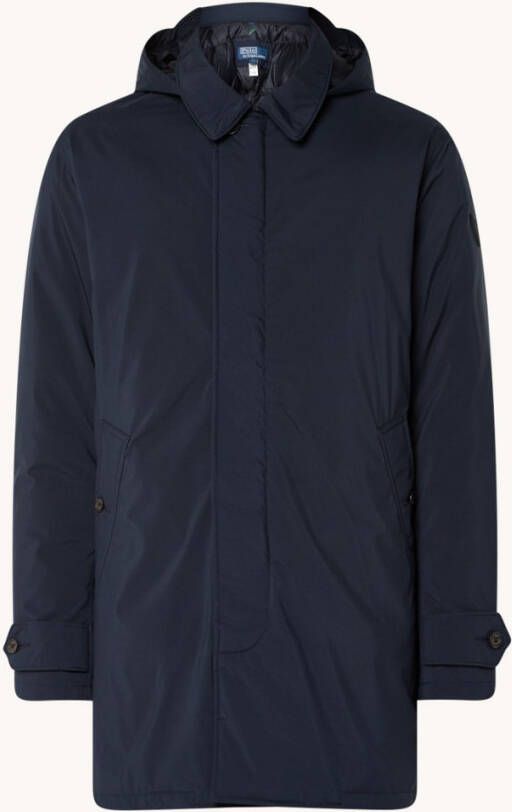 Ralph Lauren Gewatteerde parka met donsvulling en afneembare capuchon