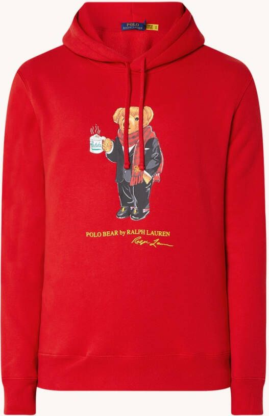 Ralph Lauren Hoodie van fleece met logoprint