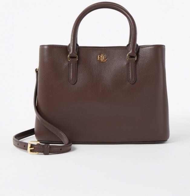 Ralph Lauren Marcy Small handtas van leer