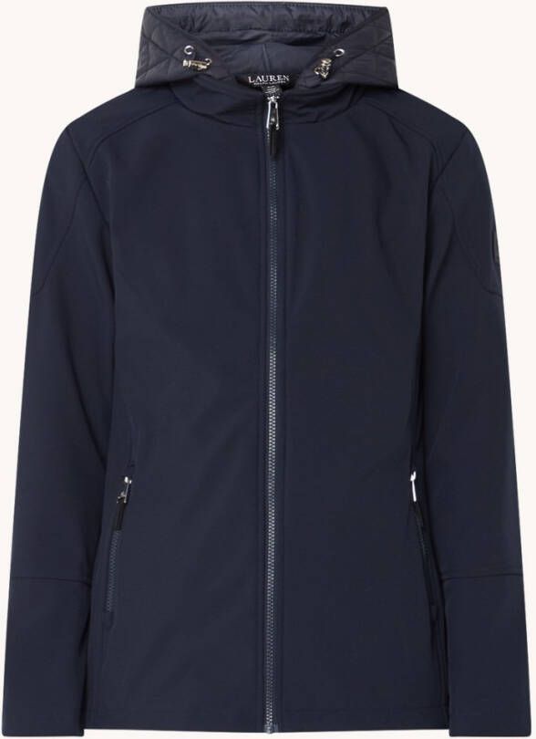 Ralph Lauren Softshell jas met ritszakken en capuchon