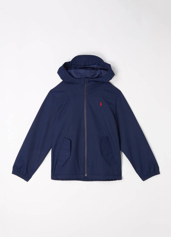 Ralph Lauren Windbreaker met capuchon en klepzakken