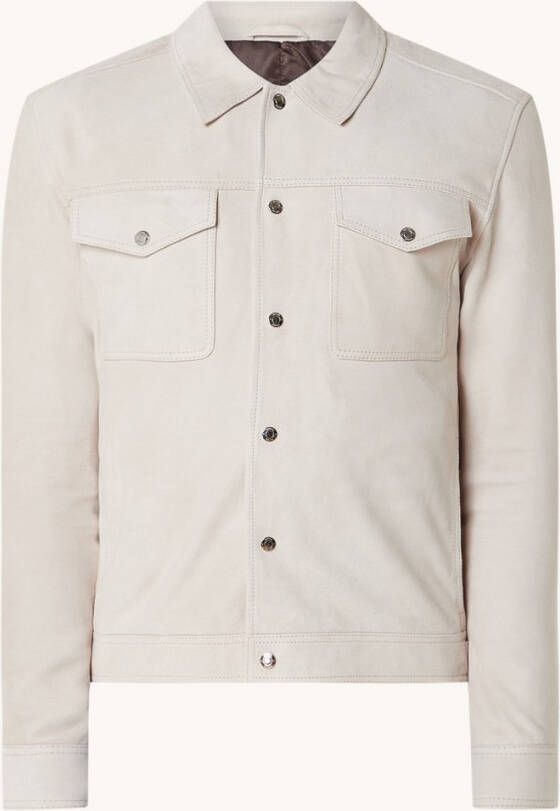 REISS Jagger jack van geitensuède