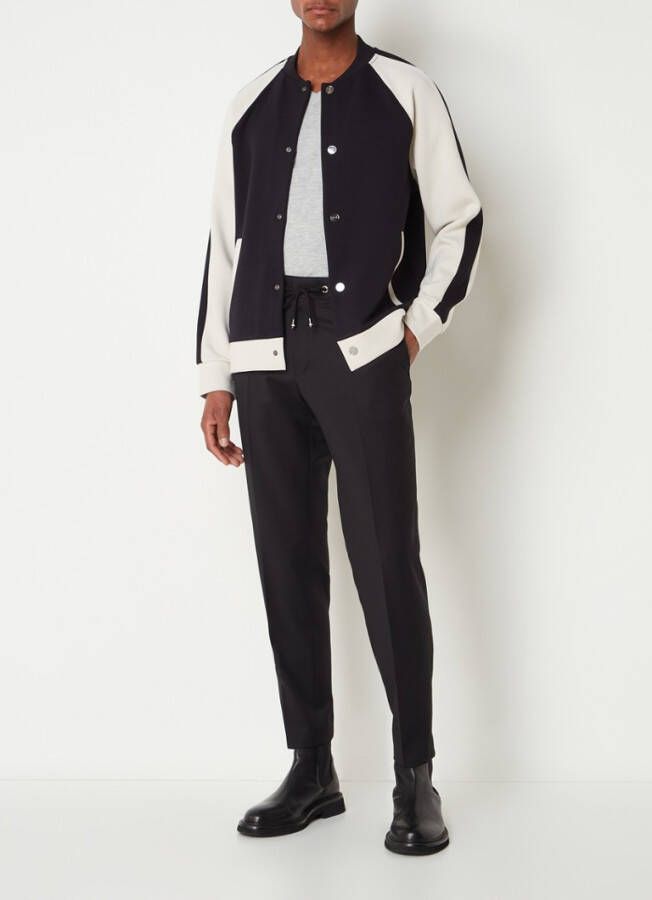REISS Giles bomberjack met colour blocking