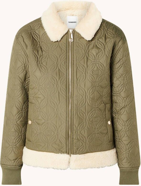 sandro Teddy jack met quilt patroon