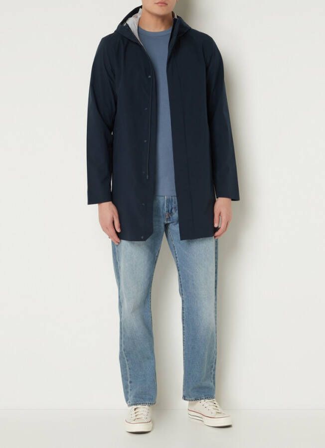 Save the Duck Dacey regenjas met ritszakken