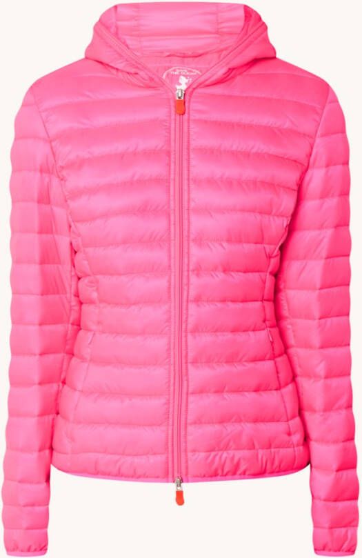 Save the Duck Kyla gewatteerd jack met capuchon en ritszakken