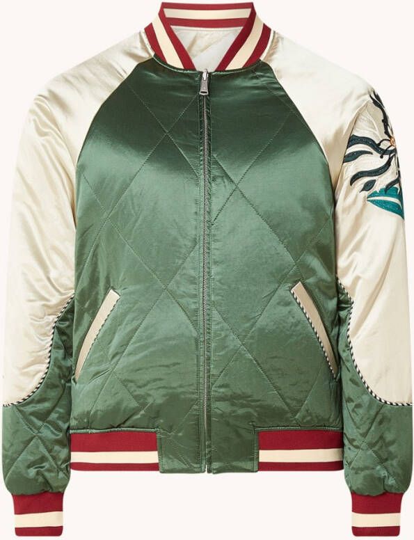 Scotch & Soda Reversible bomberjack met steekzakken