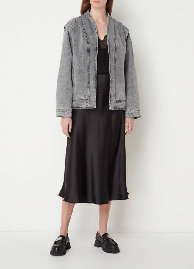 Second Female Denimjacks Second Dames, Grijs, Dames